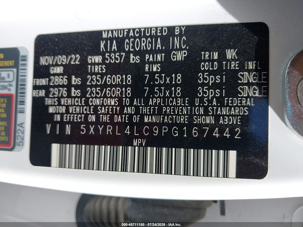 2023 KIA SORENTO S