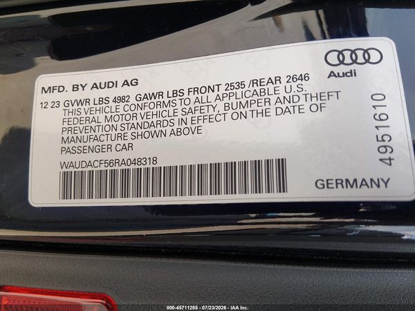2024 AUDI A5 SPORTBACK