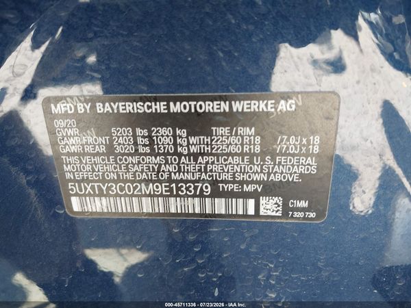 2021 BMW X3 SDRIVE30I