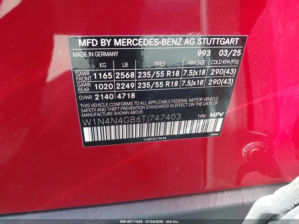2026 MERCEDES-BENZ GLA 250 4MATIC