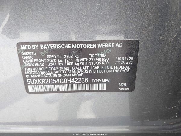 2016 BMW X5 SDRIVE35I