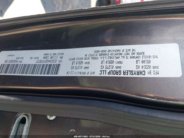 2015 DODGE CHARGER SXT