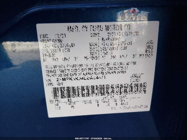 2020 FORD EDGE TITANIUM