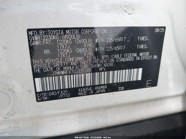 2025 TOYOTA RAV4 HYBRID XLE