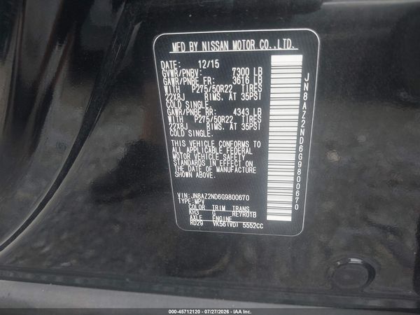 2016 INFINITI QX80