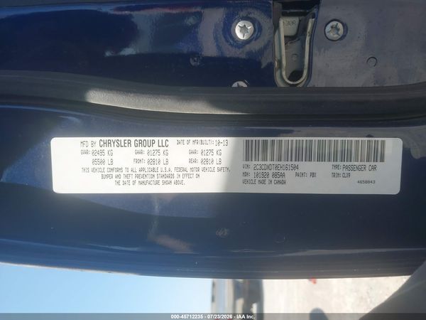 2014 DODGE CHARGER R/T MAX