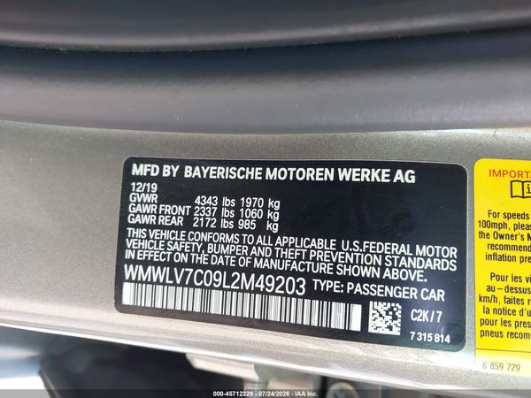 2020 MINI CLUBMAN COOPER S