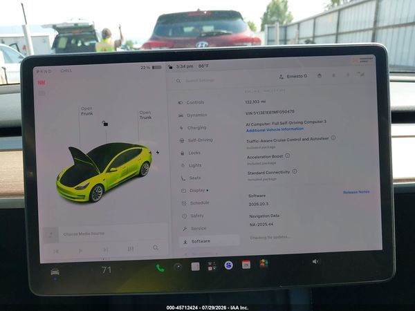 2021 TESLA MODEL 3