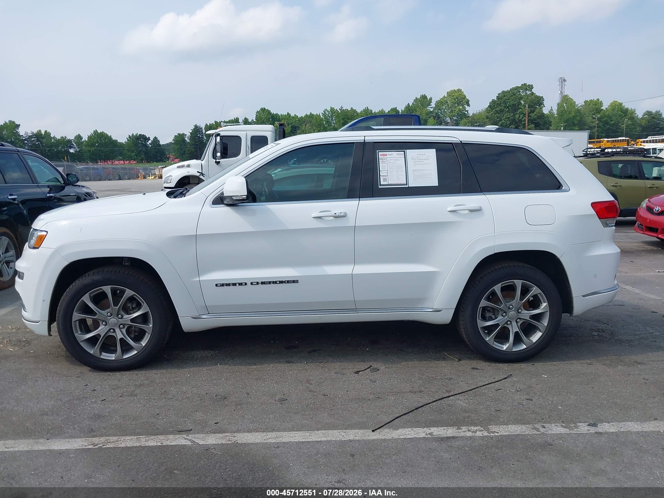2019 JEEP GRAND CHEROKEE SUMMIT 4X4