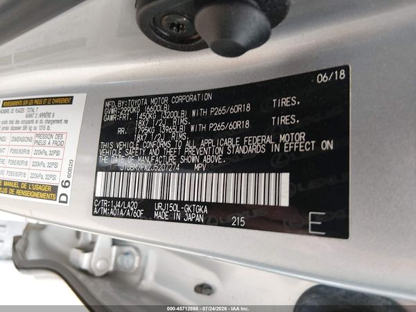 2018 LEXUS GX 460 460 Base