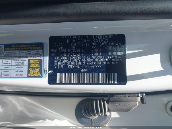 2024 KIA SORENTO HYBRID EX
