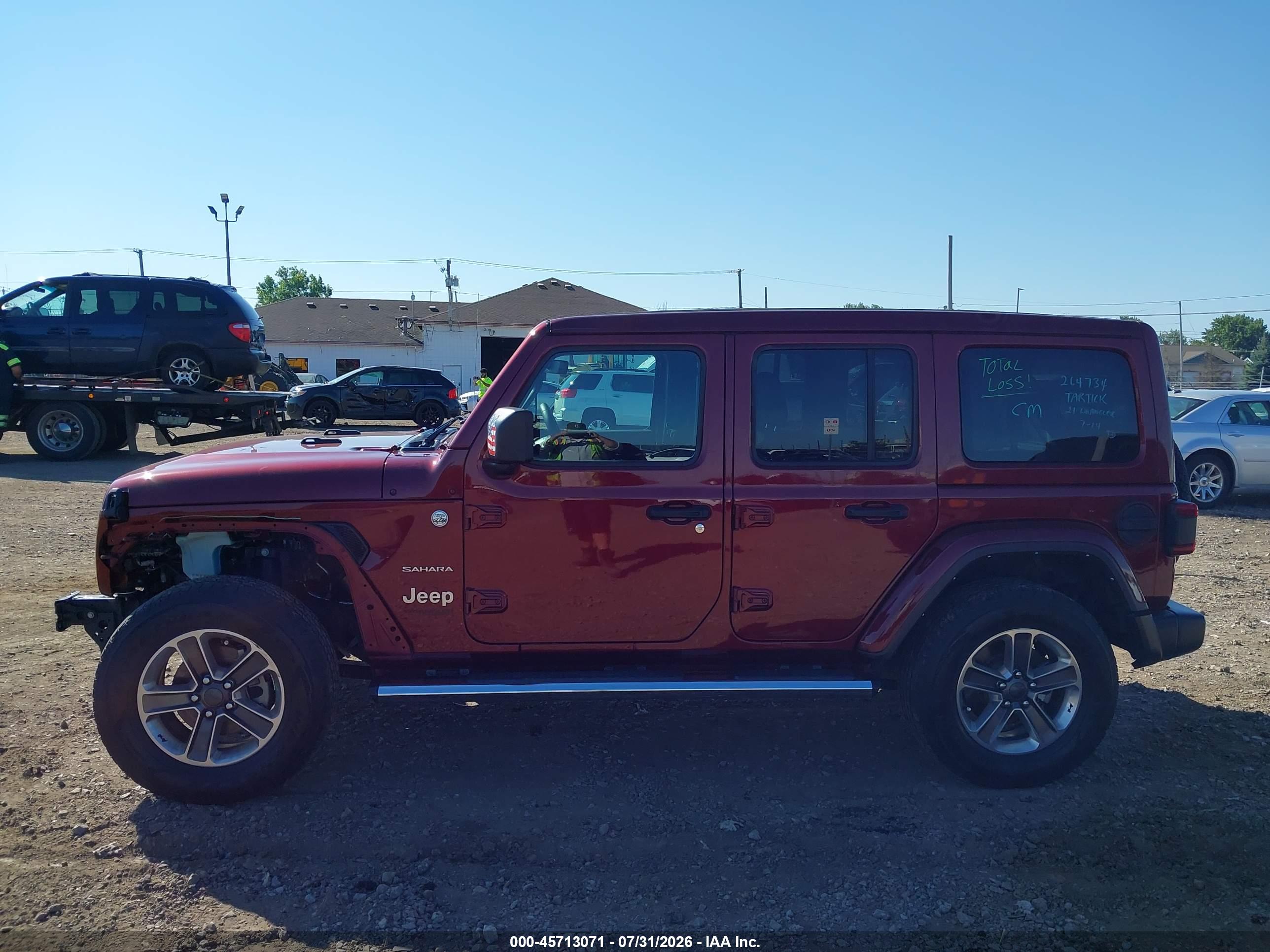 2021 JEEP WRANGLER UNLIMITED SAHARA 4X4