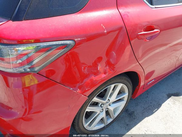 2016 LEXUS CT 200H