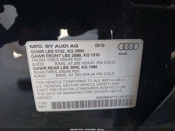 2020 AUDI SQ5