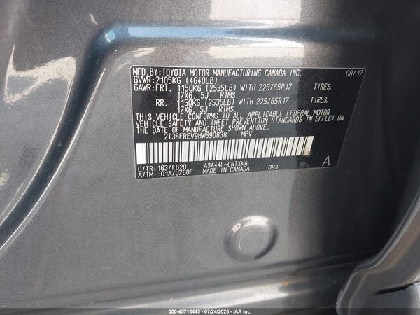 2017 TOYOTA RAV4 LE