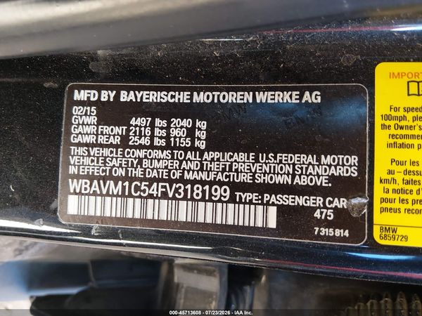 2015 BMW X1 SDRIVE28I