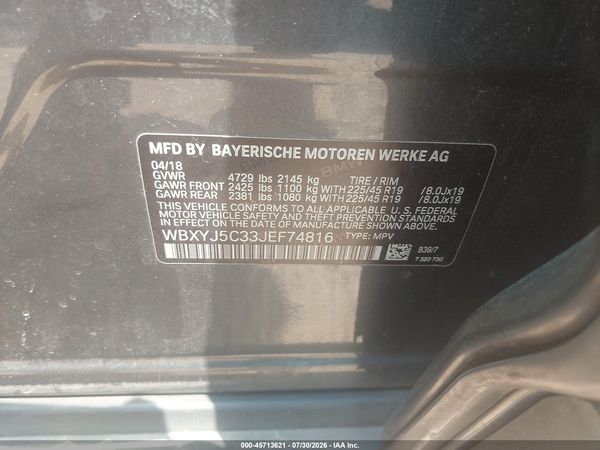 2018 BMW X2 XDRIVE28I