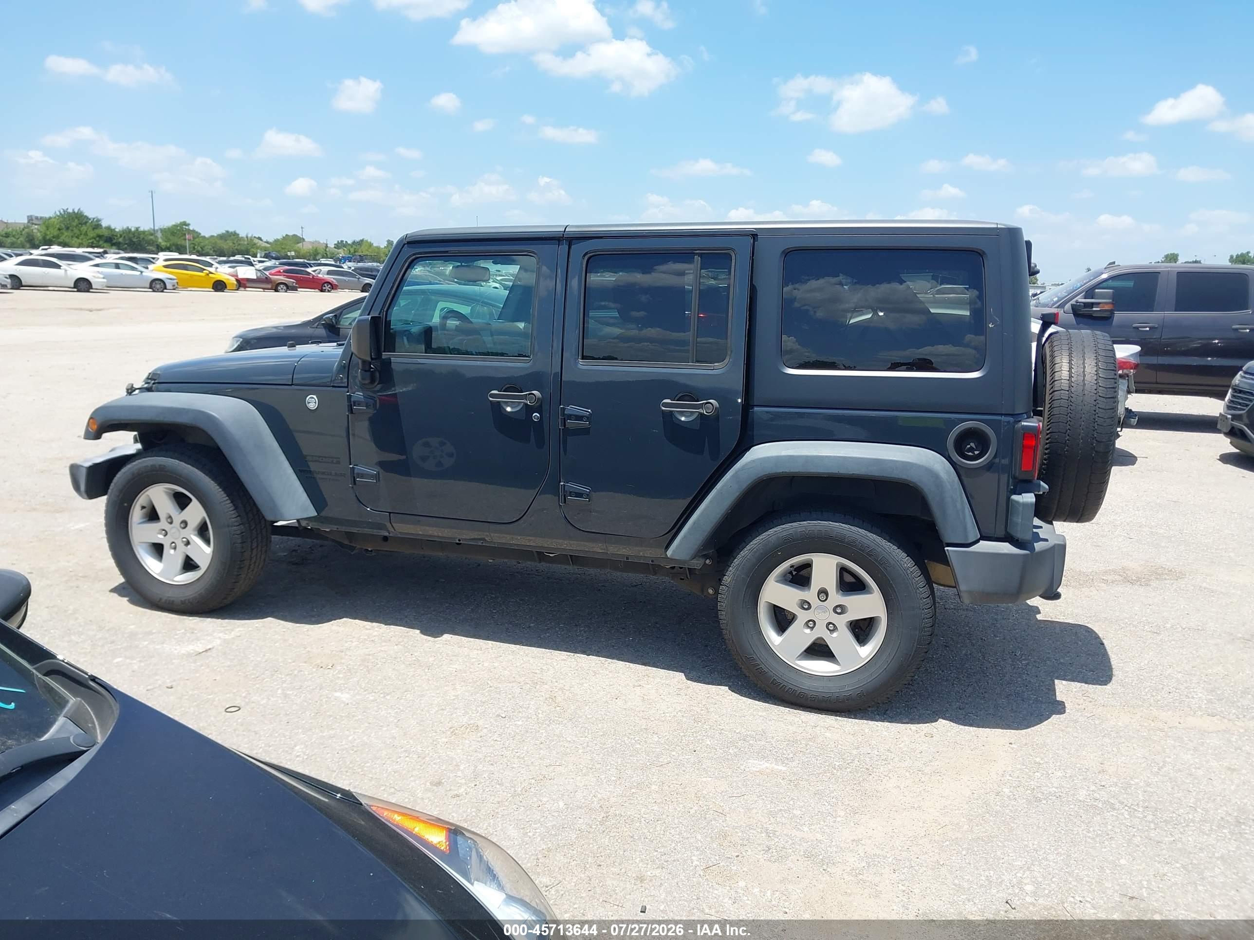 2016 JEEP WRANGLER UNLIMITED SPORT