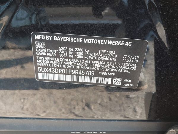2023 BMW X3 SDRIVE30I