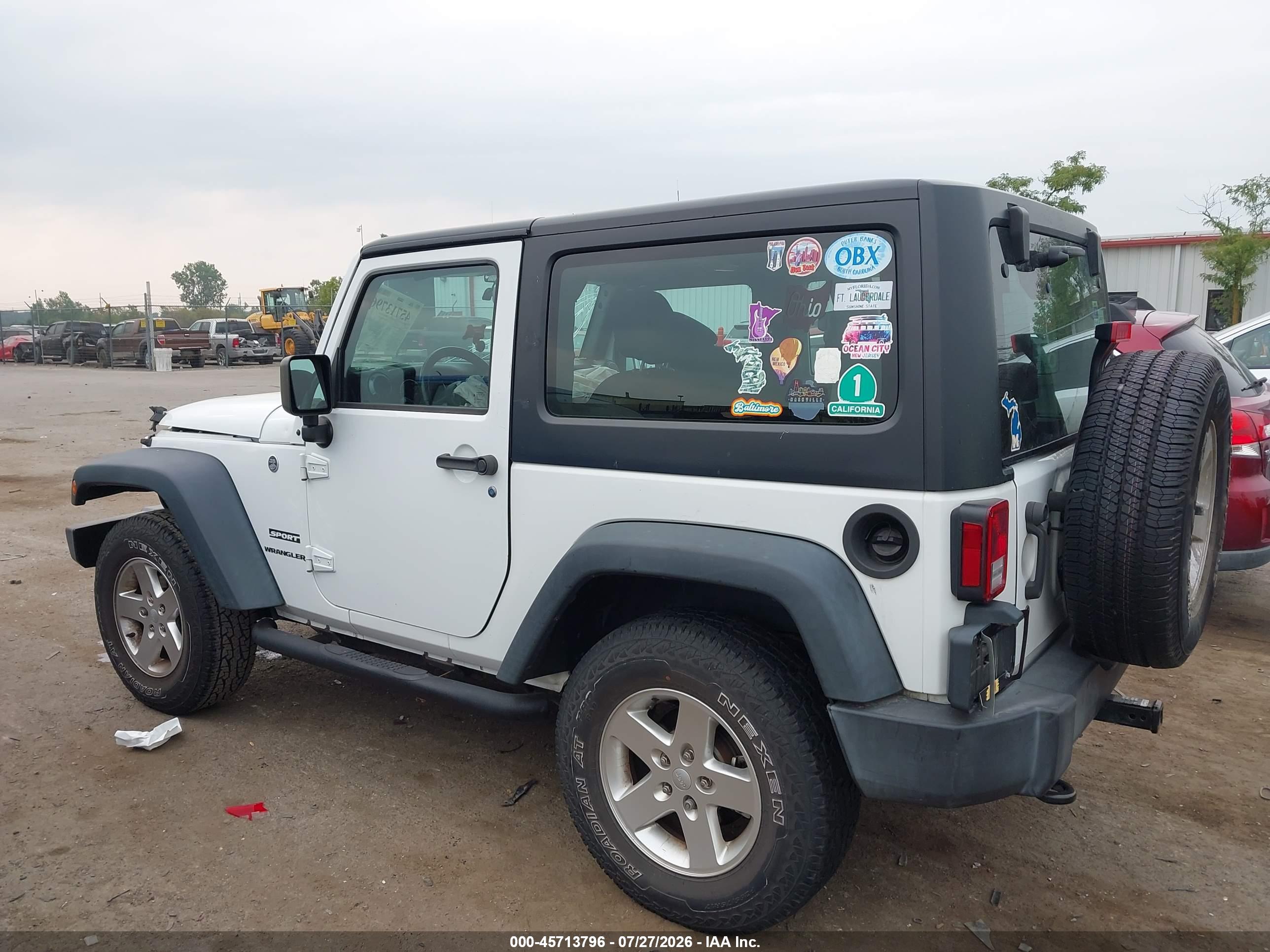 2016 JEEP WRANGLER SPORT