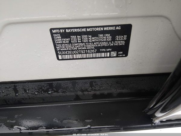 2026 BMW X5 PHEV XDRIVE50E