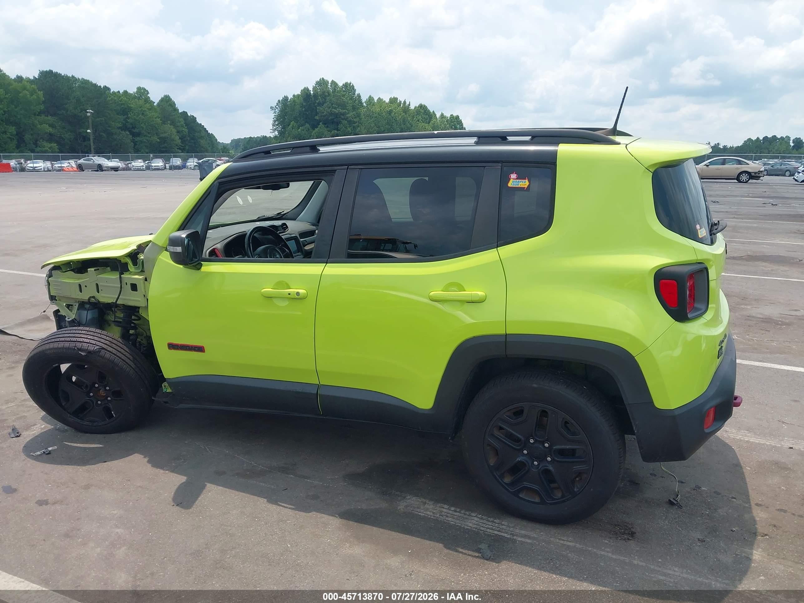 2018 JEEP RENEGADE TRAILHAWK 4X4