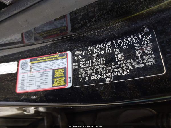 2017 KIA SOUL Base