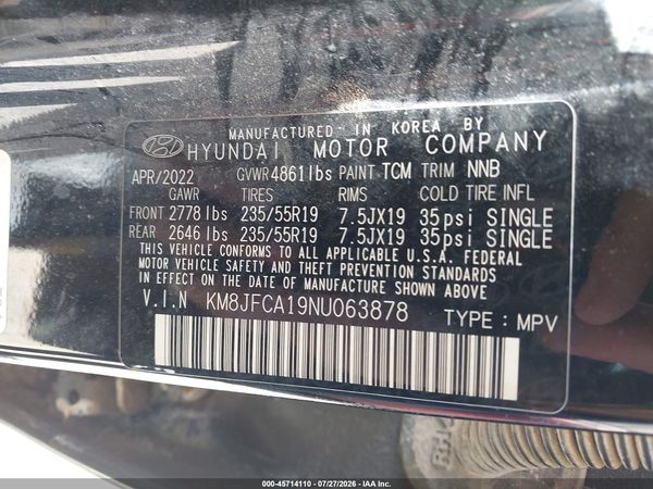 2022 HYUNDAI TUCSON HYBRID SEL CONVENIENCE
