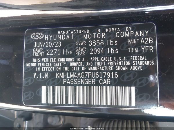 2023 HYUNDAI ELANTRA SEL