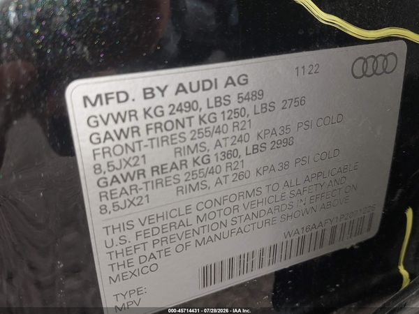 2023 AUDI Q5 SPORTBACK