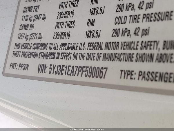 2023 TESLA MODEL 3 REAR-WHEEL DRIVE