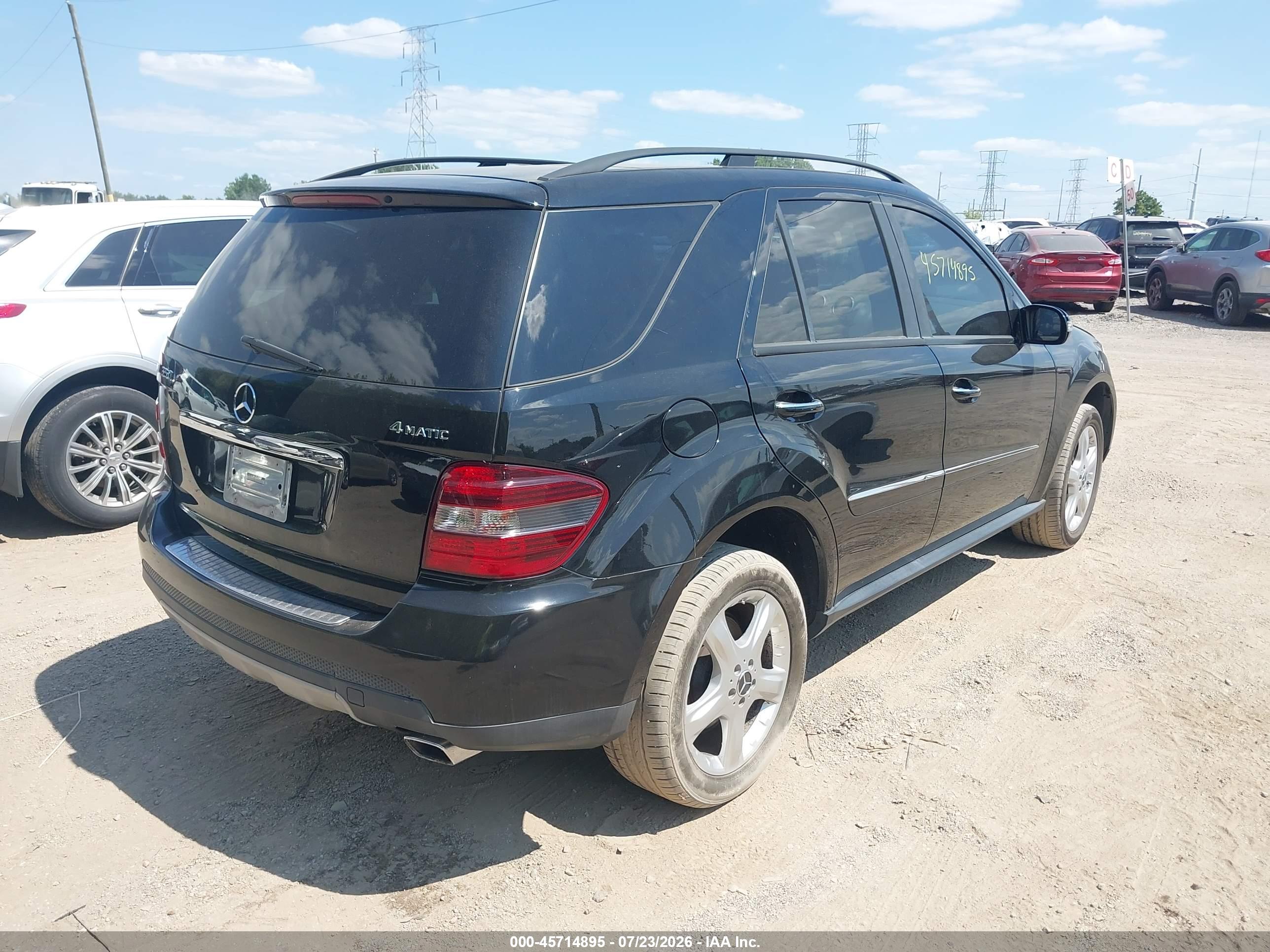 2008 MERCEDES-BENZ ML 350 ML550 4 MATIC