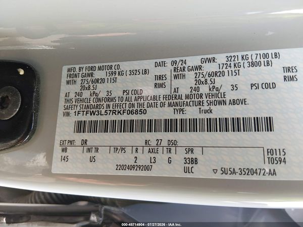 2024 FORD F-150 XLT