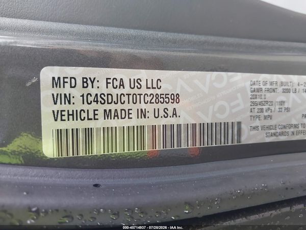 2026 DODGE DURANGO GT PLUS AWD HEMI V8