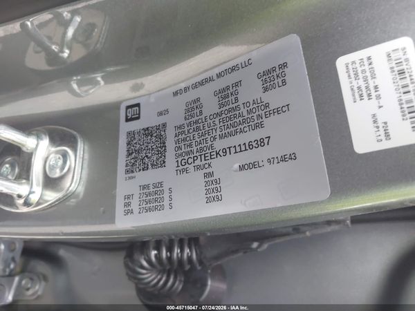 2026 CHEVROLET COLORADO TRAIL BOSS, 4WD — I9