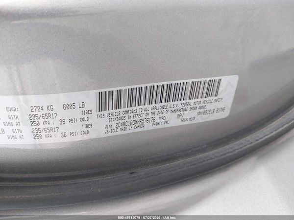 2017 CHRYSLER PACIFICA TOURING-L