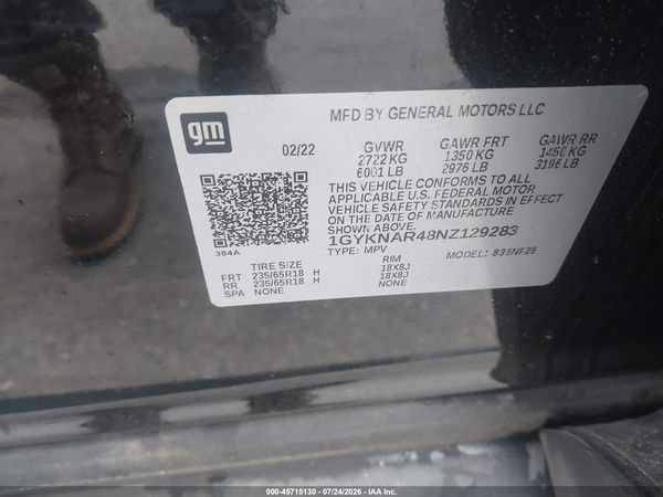 2022 CADILLAC XT5 FWD LUXURY