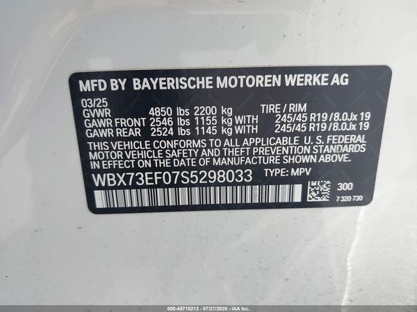 2025 BMW X1 XDRIVE28I