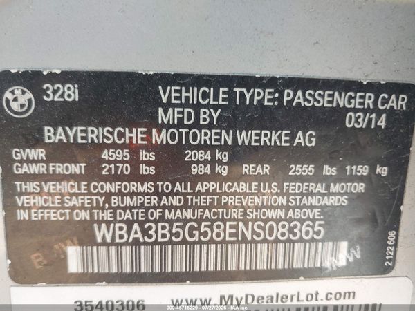 2014 BMW 328I XDRIVE