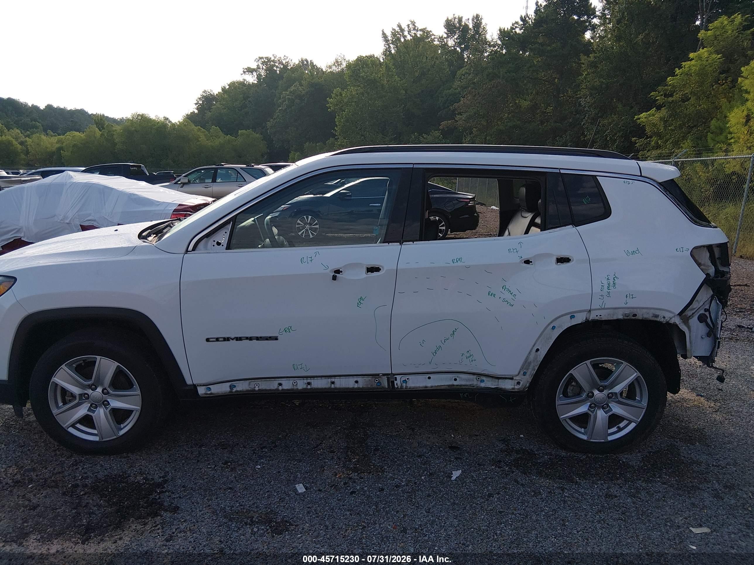 2022 JEEP COMPASS LATITUDE FWD