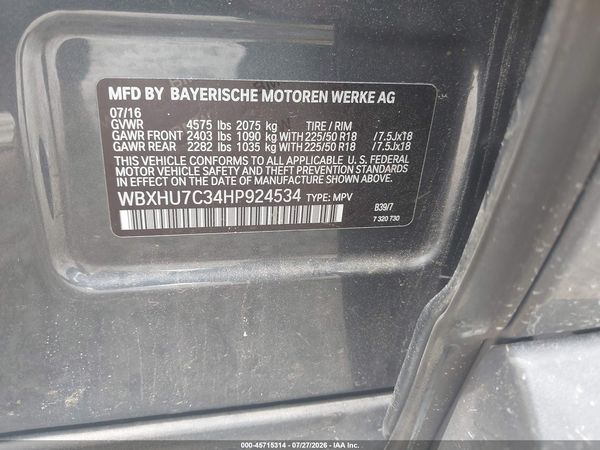 2017 BMW X1 SDRIVE28I