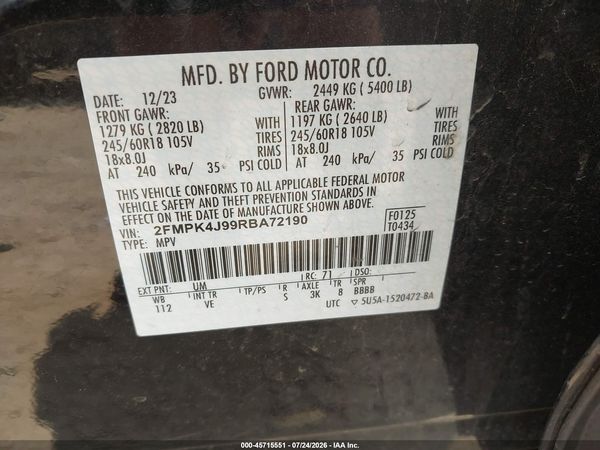 2024 FORD EDGE SEL
