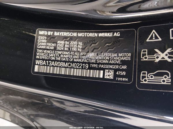 2021 BMW M440I XDRIVE