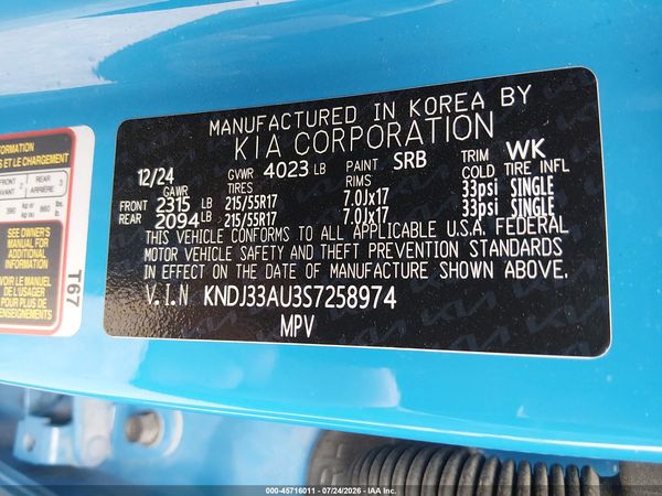 2025 KIA SOUL EX