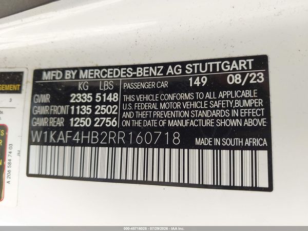 2024 MERCEDES-BENZ C 300