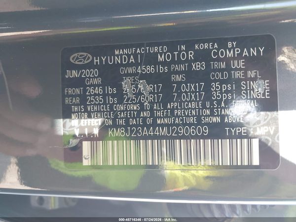 2021 HYUNDAI TUCSON SE