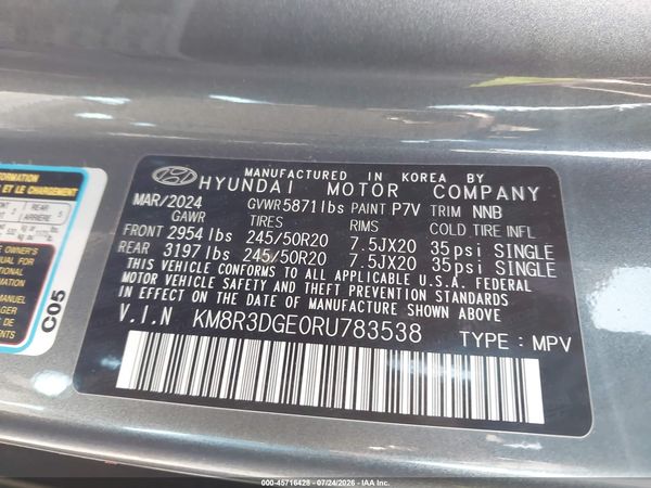 2024 HYUNDAI PALISADE XRT