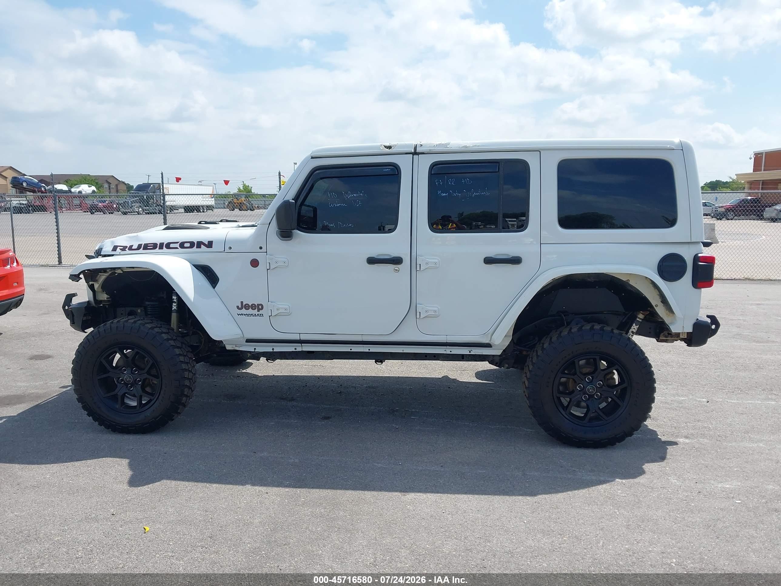 2020 JEEP WRANGLER UNLIMITED RUBICON 4X4