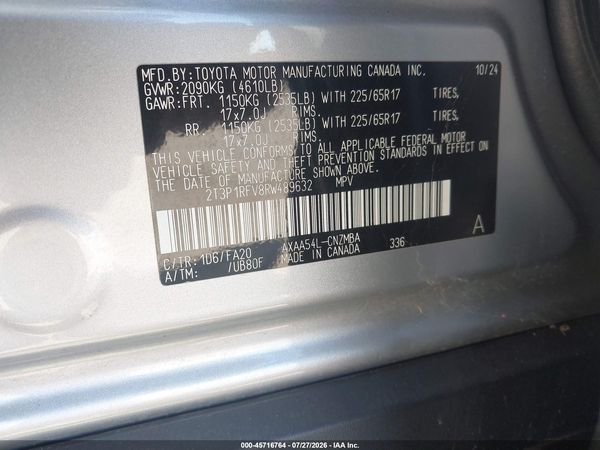 2024 TOYOTA RAV4 XLE