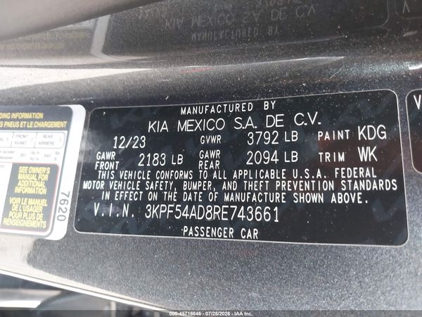 2024 KIA FORTE GT-LINE